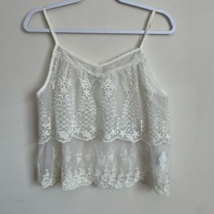 ✨Sheer American Eagle Tank Top✨